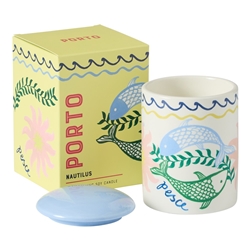 Porto Nautilus Ceramic Candle 250g
