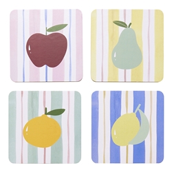 Porto Gia Set of 4 Coasters 10cm
