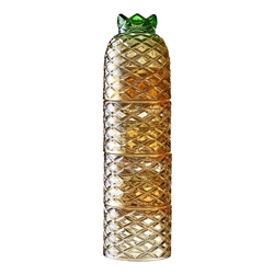 Porto Pina Set of 4 Pineapple Tumblers 280ml