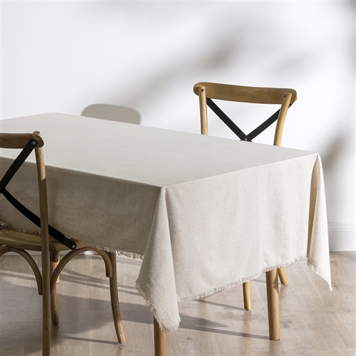 Ecology Fray Tablecloth Flax