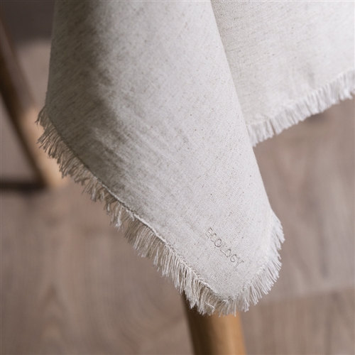 Ecology Fray Tablecloth Flax