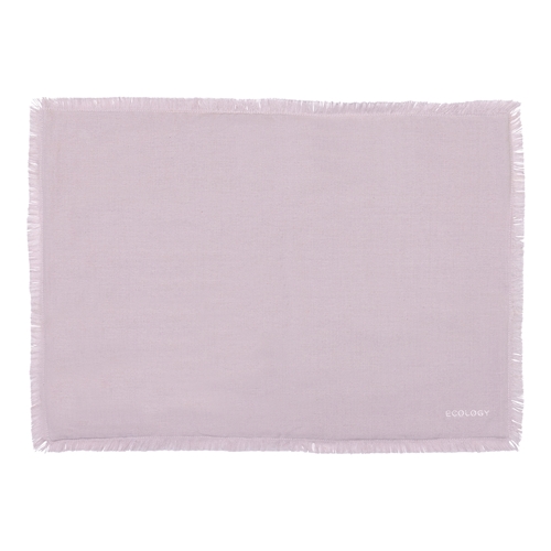 Ecology Fray Set of 4 Placemats Lilac