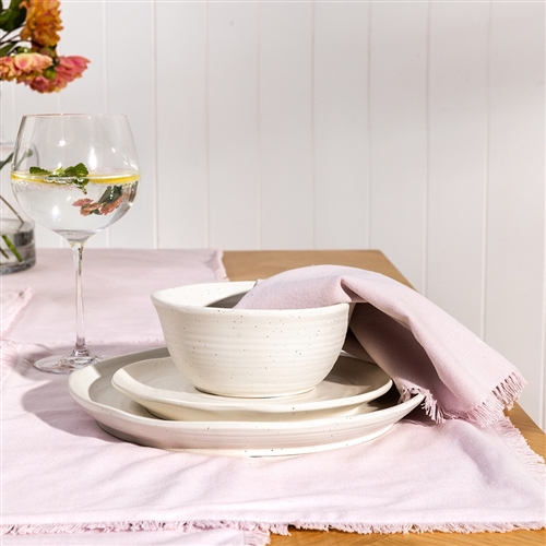 Ecology Fray Set of 4 Placemats Lilac