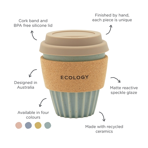 Ecology Wander Coffee Tumbler 300ml Seagreen