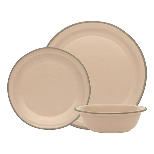 EC0800 Ecology Tahoe 12 Piece Dinner Set Apricot CWM Homewares