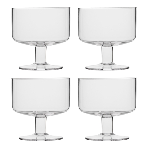 Ecology Classic Set of 4 Footed Bowls 10cm