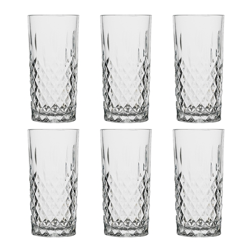 Ecology Remi Set of 6 Hi Ball Glasses 356ml