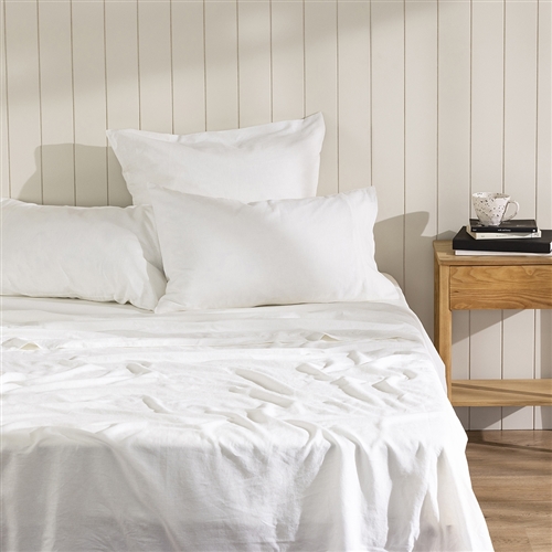 Dream Flat Sheet Queen White