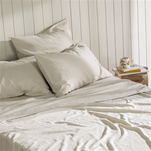 Dream Flat Sheet Queen Stone