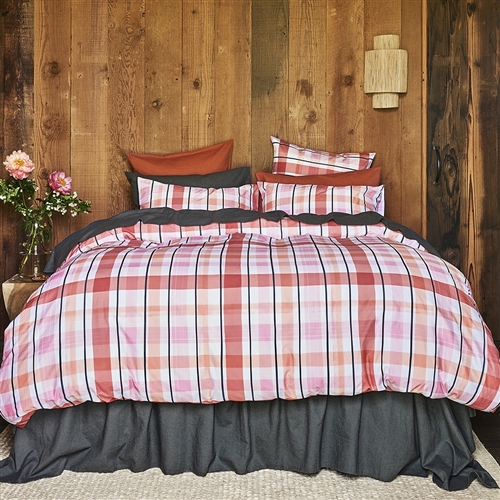 Isla Check Euro Pillowcase