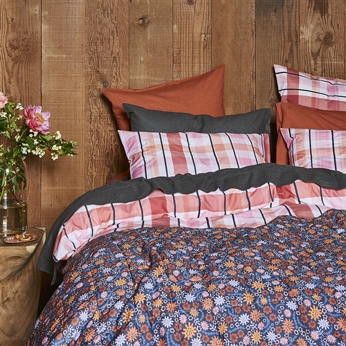 Isla Check Euro Pillowcase