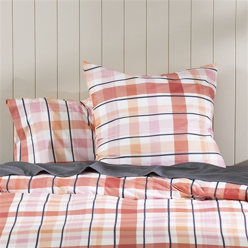 Isla Check Euro Pillowcase