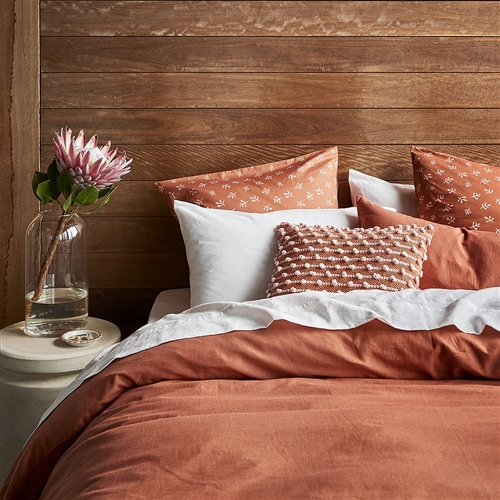 Dream Quilt Cover Queen Clay