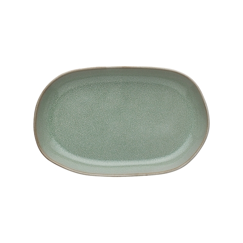Ecology Galet Shallow Oval Bowl 22cm Sage