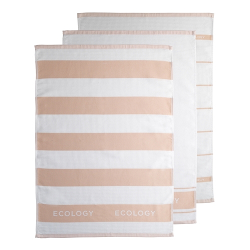 Fold S3 Tea Towel 50x75 Rose