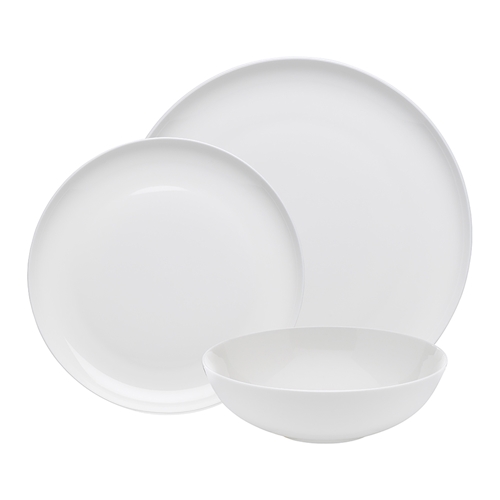 Ecology Canvas 12 Piece Dinner Set White