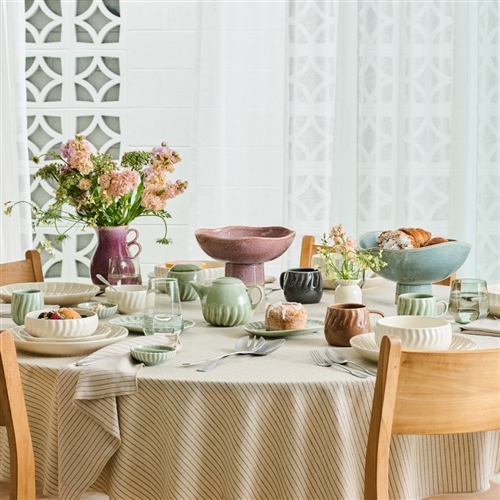 Ecology Anais Set of 2 Salad Servers Vintage Silver