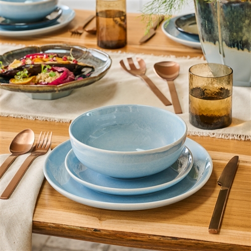 Ecology Element 12 Piece Dinnerset Sky