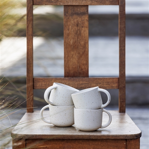 Ecology Domus Mug 270ml Set of 4 Ecru