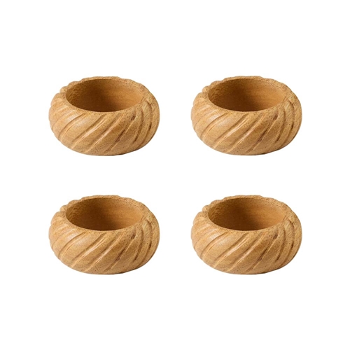 Ecology Whirl Set of 4 Napkin Rings