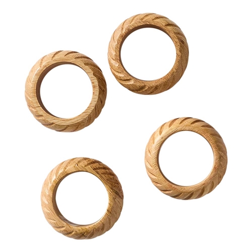 Ecology Whirl Set of 4 Napkin Rings