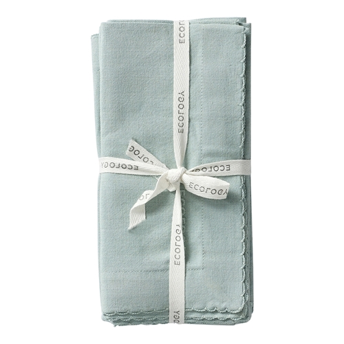 Ecology Weft Set of 4 Napkins Celadon