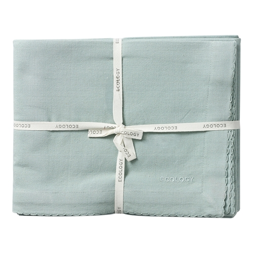 Ecology Weft Table Cloth 150 x 240cm Celadon