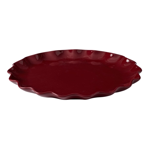 Ruffle Rnd Platter 32cm Elder