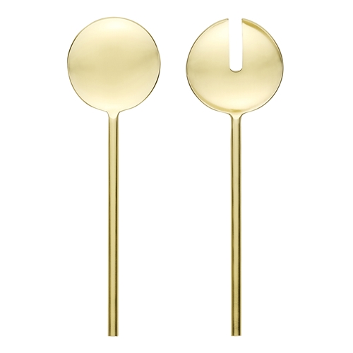 Ecology Apostle Salad Servers 26cm Gold