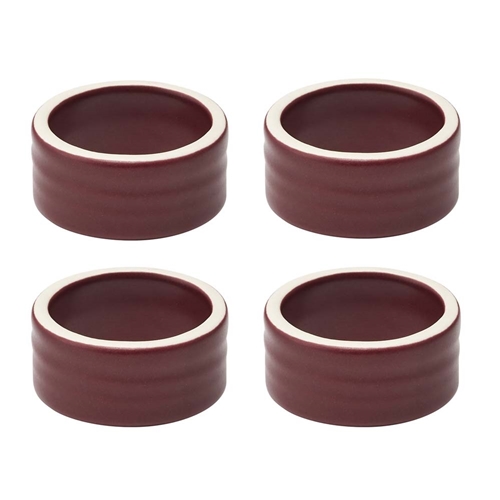 Ecology Ottawa Set of 4 Napkin Rings Elderberry