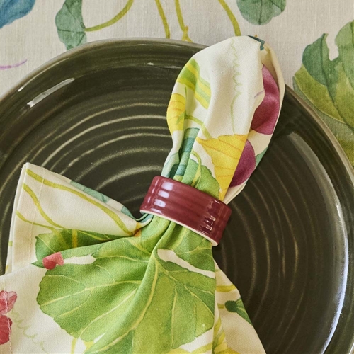 Ecology Ottawa Set of 4 Napkin Rings Elderberry