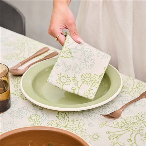 Ecology Mori Deep Rimmed Plate 26cm Olive