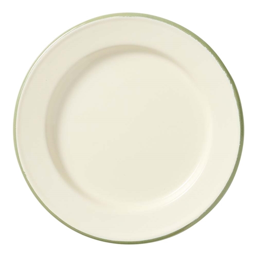 Ecology Mori Rimmed Plate 20cm Olive