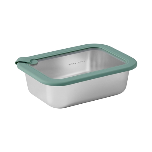 Ecology Store Stainless Steel Rectanglar Container 1.2L