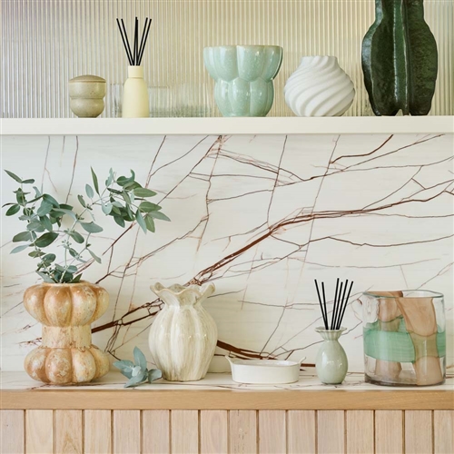 Ecology Dune Ceramic Vase 24cm Toffee