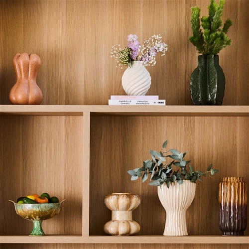 Ecology Dune Ceramic Vase 30.5cm Terracotta