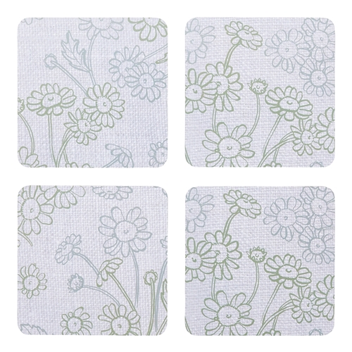 Ecology Chamomile Set of 4 Coasters 10cm