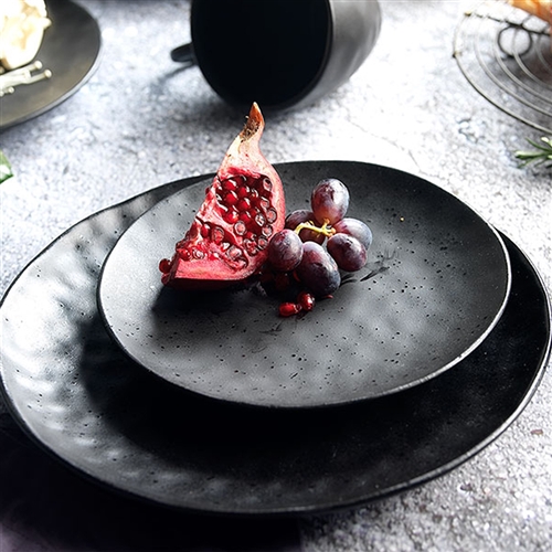Ecology Speckle Dinner Plate Ebony 27cm