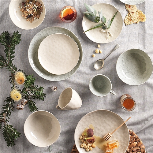 Ecology Speckle Dinner Plate Duckegg 27cm