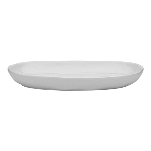 Speckle Large Shallow Bowl Milk