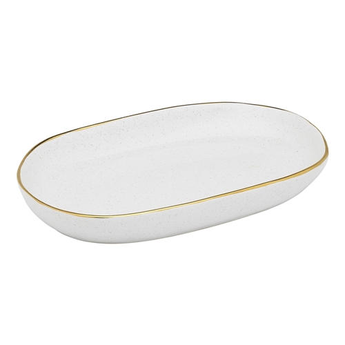 Speckle Sml Shallow Bwl MilkGo