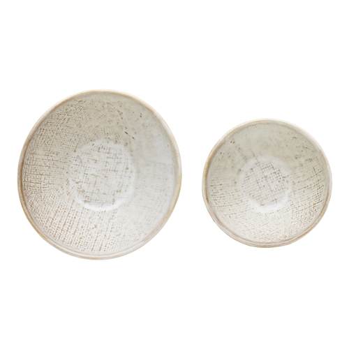 Ecology Linen Set of 2 Dip Bowls Birch