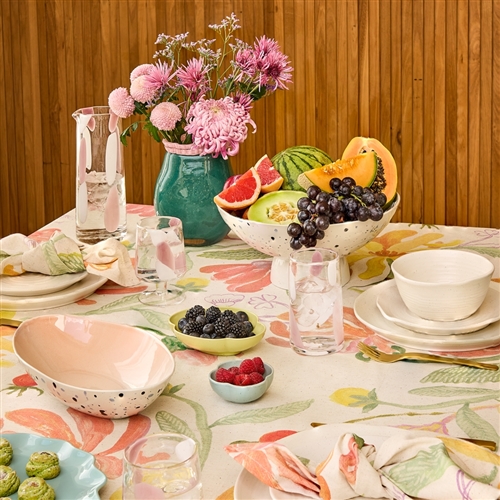 Ecology Ruffle Round Platter Midday 28cm