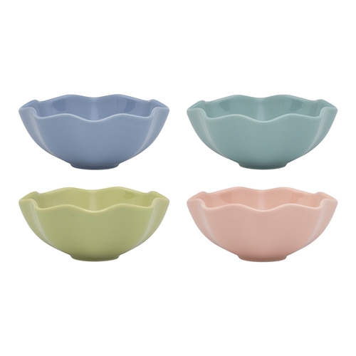 Ecology Ruffle Set of 4 Dip Bowls 12cm