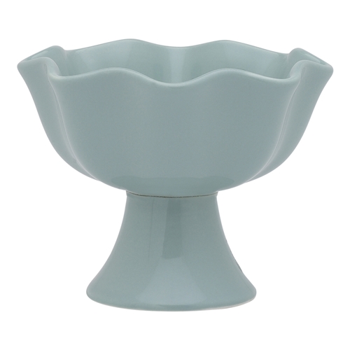 Ecology Ruffle Set of 4 Footed Bowls 12cm