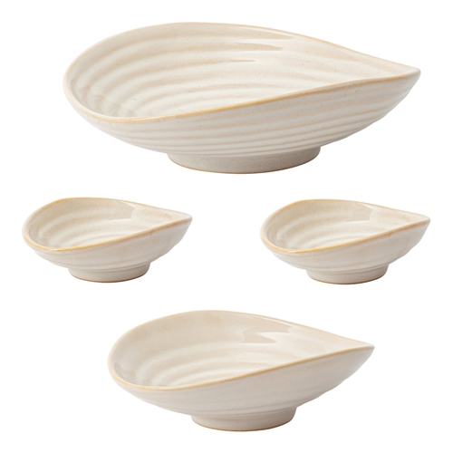 Ecology Ottawa Set of 4 Nesting Tapas Bowls White