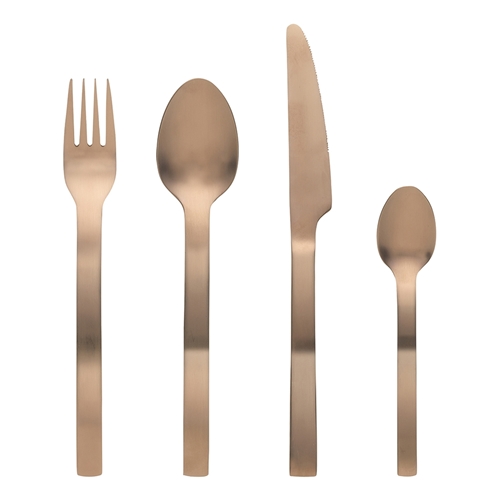 Ecology Forge 16 Piece Cutlery Set Matte Copper