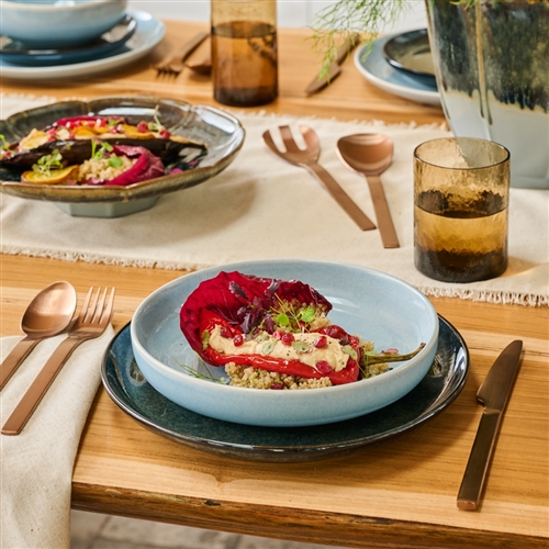 Ecology Forge Set of 2 Salad Servers Matte Copper