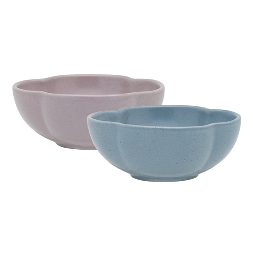 Ecology Bloom Set of 2 Round Dip Bowls 8cm