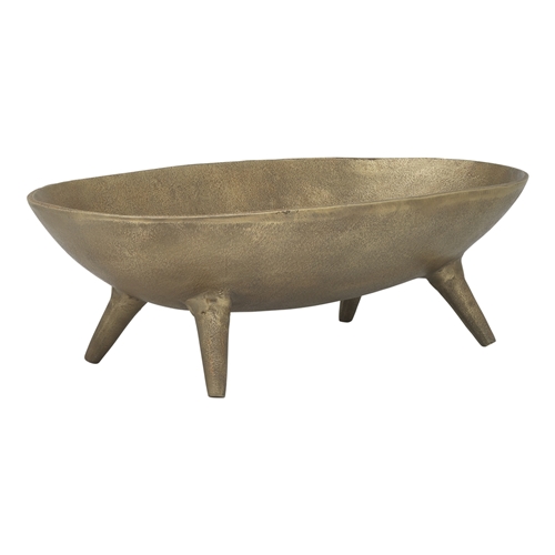 Ecology Ingot Oval Footed Bowl 47cm Gold